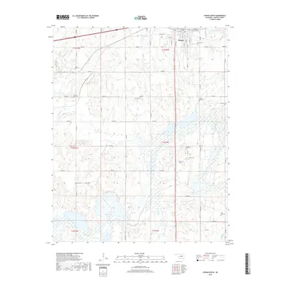 2018 Map of Stroud South, 2018 Print