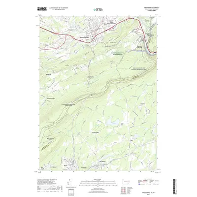 2019 Map of Stroudsburg, 2019 Print
