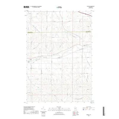 2018 Map of Strum SE, 2018 Print