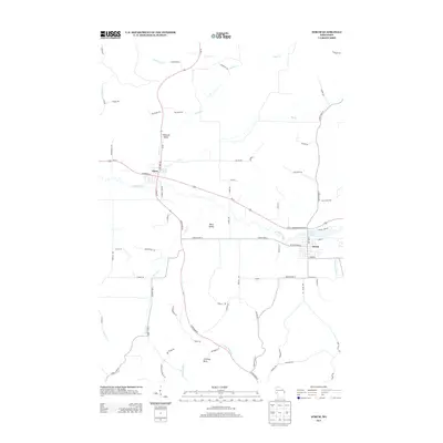 2013 Map of Strum, 2013 Print