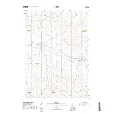 2018 Map of Strum, 2018 Print