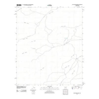 2010 Map of Strychnine Draw, 2010 Print