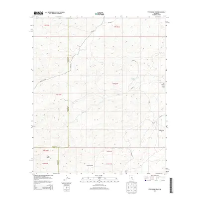 2013 Map of Strychnine Draw, 2013 Print
