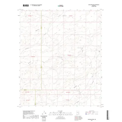 2023 Map of Strychnine Draw, 2023 Print