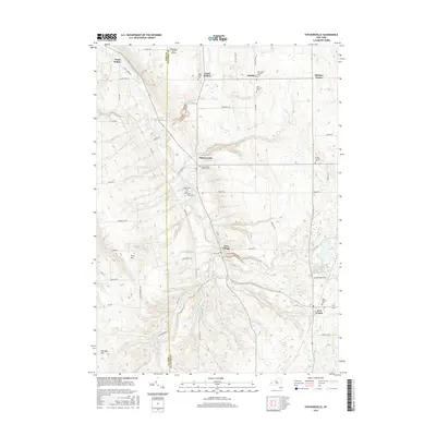 2016 Map of Strykersville, 2016 Print