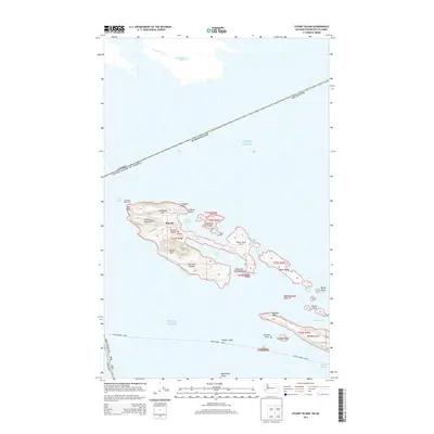 2014 Map of Stuart Island, 2014 Print