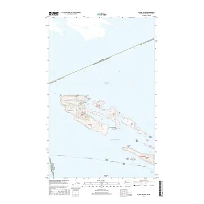 2017 Map of Stuart Island, 2017 Print