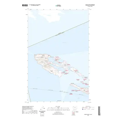 2020 Map of Stuart Island, 2020 Print