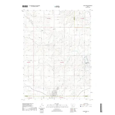 2018 Map of Stuart North, 2018 Print