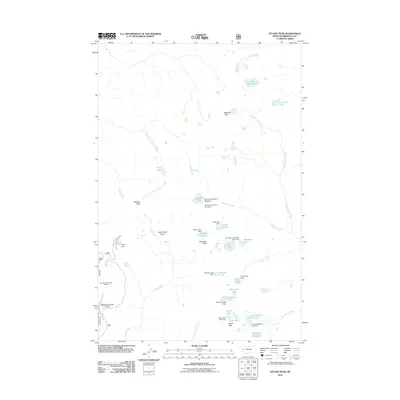 2011 Map of Stuart Peak, 2011 Print