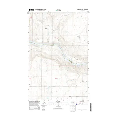 2014 Map of Stubblefield Point, 2014 Print