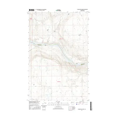 2017 Map of Stubblefield Point, 2017 Print