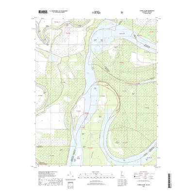 2018 Map of Stubbs Island, 2018 Print