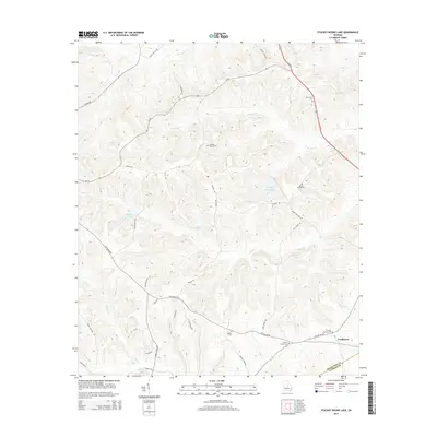 2014 Map of Stuckey Boone Lake, 2014 Print