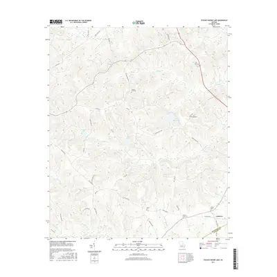 2017 Map of Stuckey Boone Lake, 2017 Print