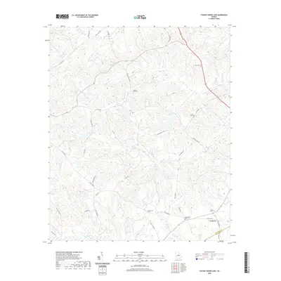 2020 Map of Stuckey Boone Lake, 2020 Print