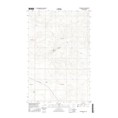 2017 Map of Studhorse Butte, 2017 Print
