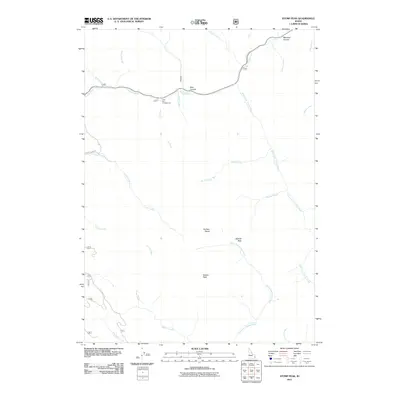 2011 Map of Stump Peak, 2011 Print