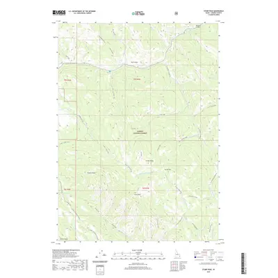 2020 Map of Stump Peak, 2020 Print
