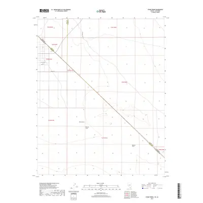 2018 Map of Stump Spring, 2018 Print