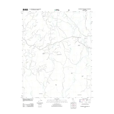 2012 Map of Stumpfield Mountain, 2012 Print