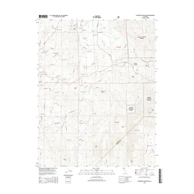 2015 Map of Stumpfield Mountain, 2015 Print