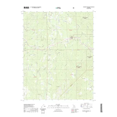 2021 Map of Stumpfield Mountain, 2021 Print