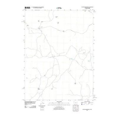 2011 Map of Stuntz Reservoir, 2011 Print