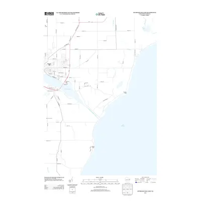 2013 Map of Sturgeon Bay East, 2013 Print