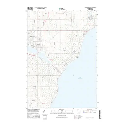 2015 Map of Sturgeon Bay East, 2015 Print