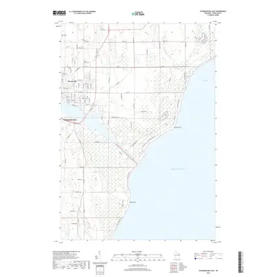 2018 Map of Sturgeon Bay East, 2018 Print