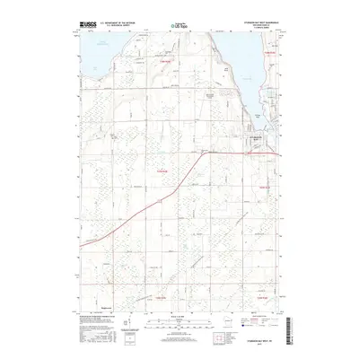 2015 Map of Sturgeon Bay West, 2015 Print