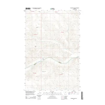 2014 Map of Sturgeon Island, 2014 Print