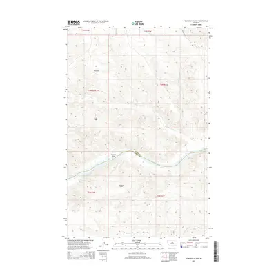 2017 Map of Sturgeon Island, 2017 Print