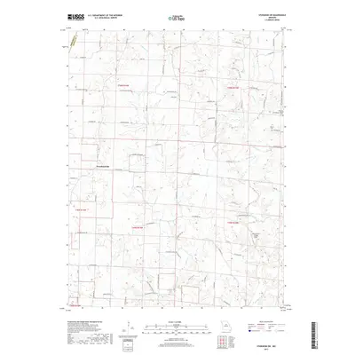 2017 Map of Sturgeon SW, 2017 Print