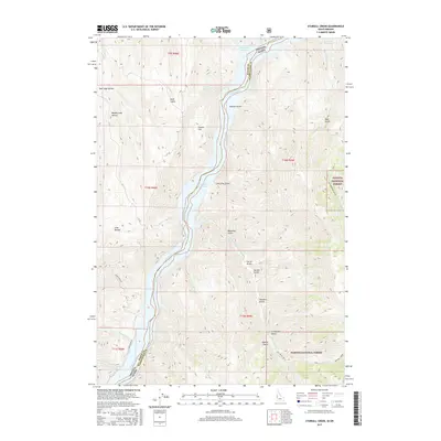 2017 Map of Sturgill Creek, 2017 Print