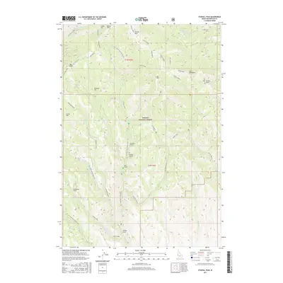 2017 Map of Sturgill Peak, 2017 Print
