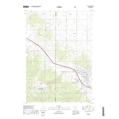 2017 Map of Sturgis, 2017 Print