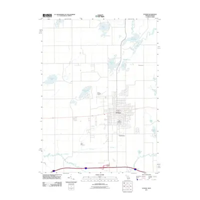 2011 Map of Sturgis, 2011 Print