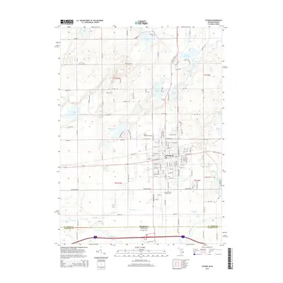 2014 Map of Sturgis, 2014 Print