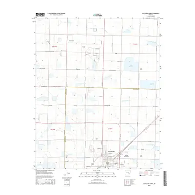 2014 Map of Stuttgart North, 2014 Print
