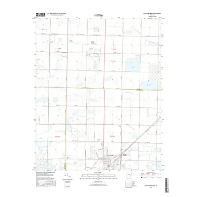 2017 Map of Stuttgart North, 2017 Print