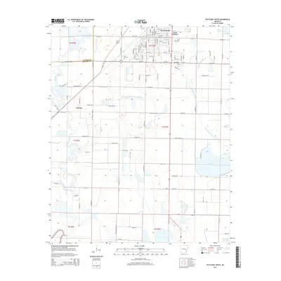 2014 Map of Stuttgart South, 2014 Print