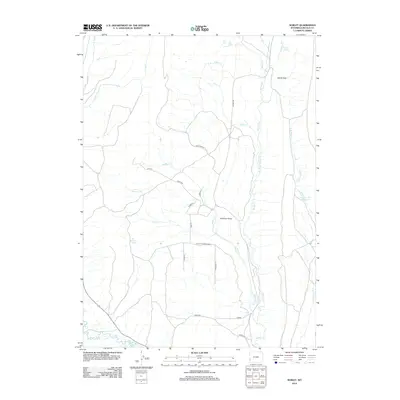 2012 Map of Sublet, 2012 Print