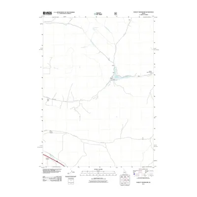 2011 Map of Sublett Reservoir, 2011 Print