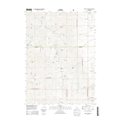 2013 Map of Sublett Troughs, 2013 Print
