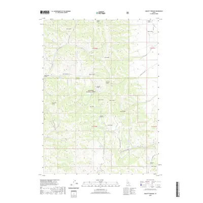 2020 Map of Sublett Troughs, 2020 Print