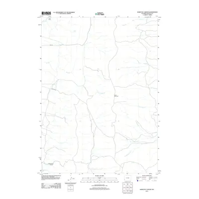 2012 Map of Sublette Canyon, 2012 Print