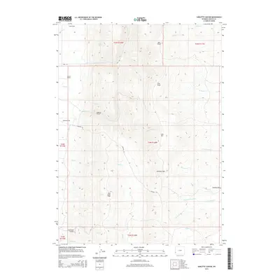2015 Map of Sublette Canyon, 2015 Print
