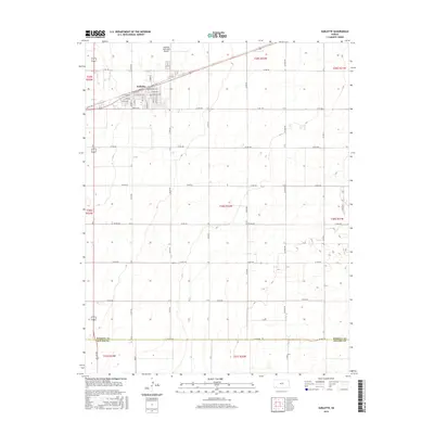 2016 Map of Sublette, 2016 Print